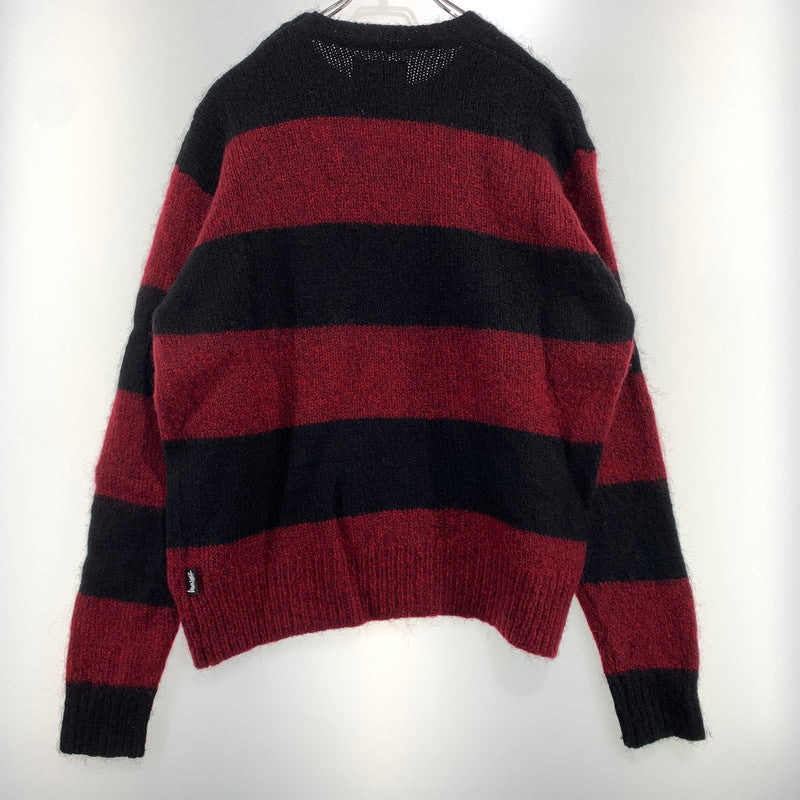 【中古品】【メンズ】 STUSSY ステューシー BIG STRIPE CREW KNIT 117277 ビッグストライプ クルーネック ニット トップス セーター 142-260901-ko-08-teih サイズ：M カラー：ボーダー 万代Net店