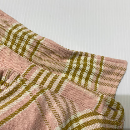 【中古品】【メンズ】 STUSSY ステューシー LAGUNA PLAID SHIRT 1110245 ラグーナ プレイド シャツ 長袖 トップス チェックシャツ 142-260901-yo-05-teih サイズ：XL カラー：ピンク 万代Net店