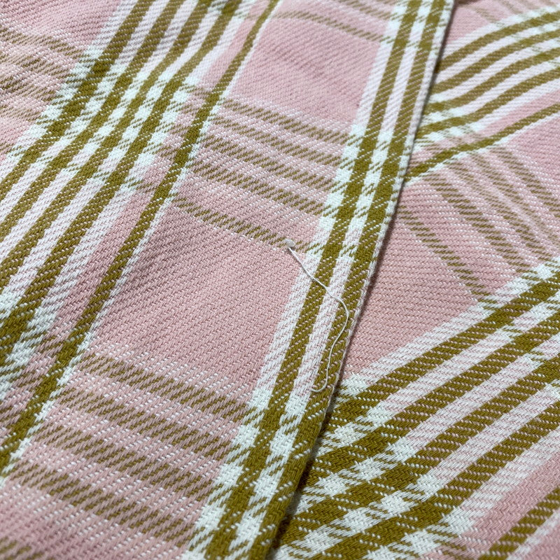 【中古品】【メンズ】 STUSSY ステューシー LAGUNA PLAID SHIRT 1110245 ラグーナ プレイド シャツ 長袖 トップス チェックシャツ 142-260901-yo-05-teih サイズ：XL カラー：ピンク 万代Net店