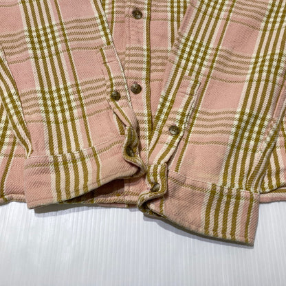 【中古品】【メンズ】 STUSSY ステューシー LAGUNA PLAID SHIRT 1110245 ラグーナ プレイド シャツ 長袖 トップス チェックシャツ 142-260901-yo-05-teih サイズ：XL カラー：ピンク 万代Net店
