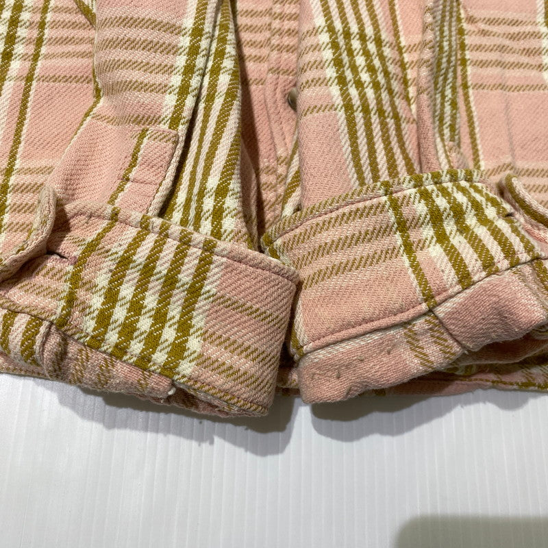 【中古品】【メンズ】 STUSSY ステューシー LAGUNA PLAID SHIRT 1110245 ラグーナ プレイド シャツ 長袖 トップス チェックシャツ 142-260901-yo-05-teih サイズ：XL カラー：ピンク 万代Net店