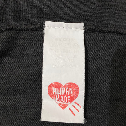 【中古品】【メンズ】 HUMANMADE　ヒューマンメイド × KAWS カウズ 別注コラボ KAWSMADE PRINT T-SHIRT カウズメイド プリント Tシャツ 半袖 トップス 142-260901-yo-07-teih サイズ：2XL カラー：ブラック 万代Net店