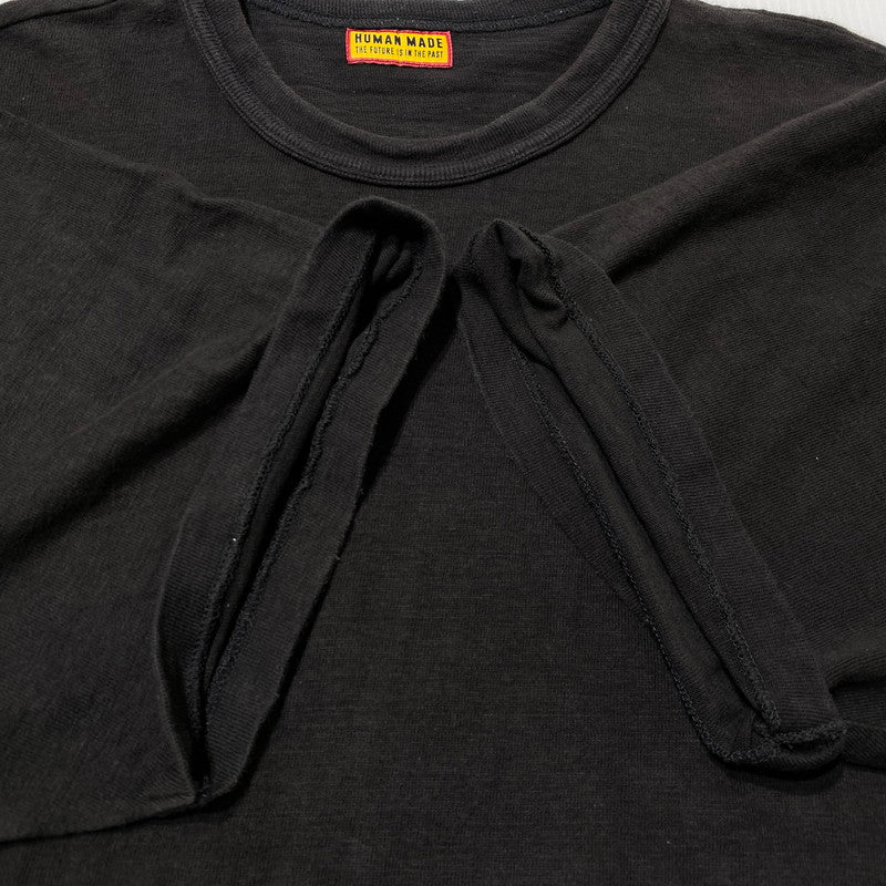 【中古品】【メンズ】 HUMANMADE ヒューマンメイド TIGER PRINT T-SHIRT タイガー プリント Tシャツ 半袖 トップス 142-260901-yo-06-teih サイズ：3XL カラー：ブラック 万代Net店