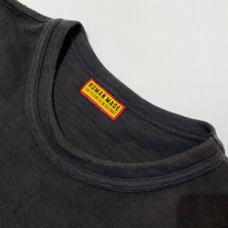 【中古品】【メンズ】 HUMANMADE ヒューマンメイド TIGER PRINT T-SHIRT タイガー プリント Tシャツ 半袖 トップス 142-260901-yo-06-teih サイズ：3XL カラー：ブラック 万代Net店