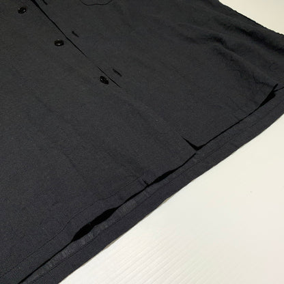 【中古品】【メンズ】 GOLD ゴールド SELVEDGE OXFORD OPEN SHIRT GL39649 セルビッジオックスフォード オープンカラーシャツ 半袖 トップス 東洋エンタープライズ 145-260901-ko-14-teih サイズ：L カラー：ブラック系 万代Net店