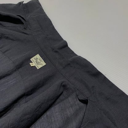 【中古品】【メンズ】 GOLD ゴールド SELVEDGE OXFORD OPEN SHIRT GL39649 セルビッジオックスフォード オープンカラーシャツ 半袖 トップス 東洋エンタープライズ 145-260901-ko-14-teih サイズ：L カラー：ブラック系 万代Net店