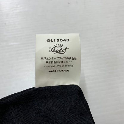 【中古品】【メンズ】 GOLD ゴールド CRAPE TWILL NO COLLAR CARDIGAN GL15043 クレイプ ツイル ノーカラーカーディガン トップス 東洋エンタープライズ 145-260901-ko-01-teih サイズ：L カラー：ブラック 万代Net店