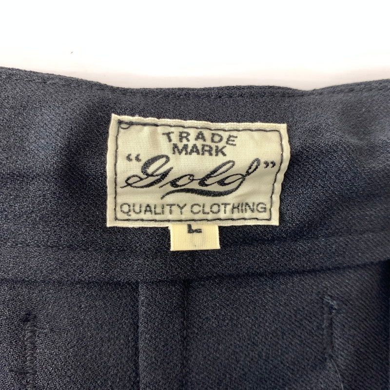 【中古品】【メンズ】 GOLD ゴールド CRAPE TWILL DRAW STRING PANTS GL42277 クレイプツイル ドローストリング パンツ ボトムス 東洋エンタープライズ 156-260901-ko-21-teih サイズ：L カラー：ブラック 万代Net店