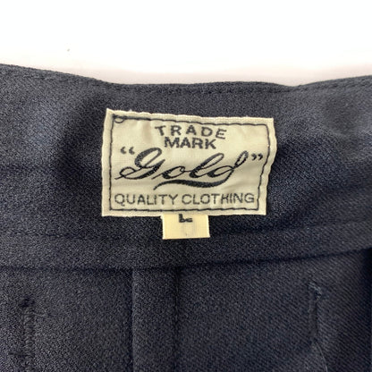 【中古品】【メンズ】 GOLD ゴールド CRAPE TWILL DRAW STRING PANTS GL42277 クレイプツイル ドローストリング パンツ ボトムス 東洋エンタープライズ 156-260901-ko-21-teih サイズ：L カラー：ブラック 万代Net店