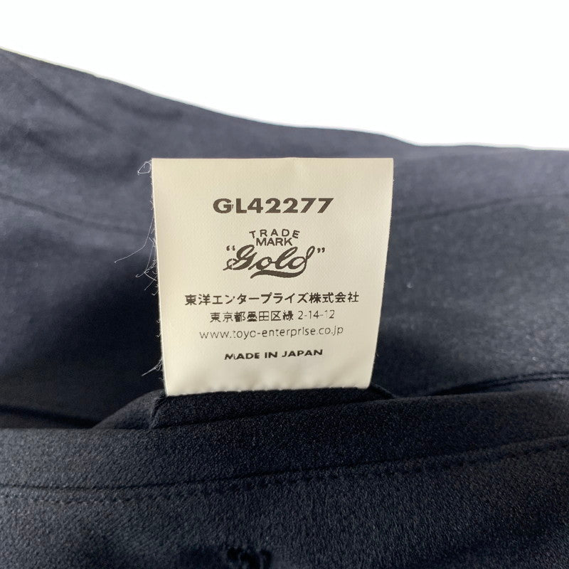 【中古品】【メンズ】 GOLD ゴールド CRAPE TWILL DRAW STRING PANTS GL42277 クレイプツイル ドローストリング パンツ ボトムス 東洋エンタープライズ 156-260901-ko-21-teih サイズ：L カラー：ブラック 万代Net店