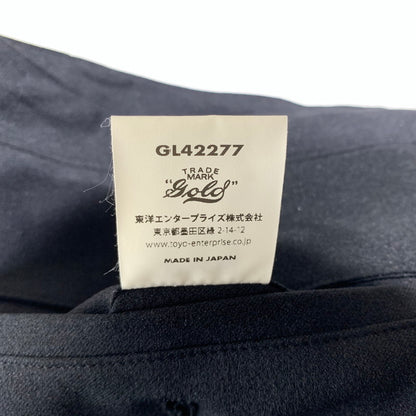 【中古品】【メンズ】 GOLD ゴールド CRAPE TWILL DRAW STRING PANTS GL42277 クレイプツイル ドローストリング パンツ ボトムス 東洋エンタープライズ 156-260901-ko-21-teih サイズ：L カラー：ブラック 万代Net店