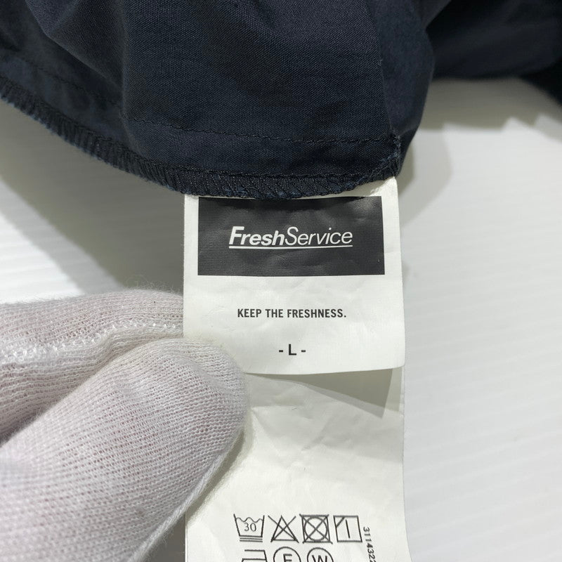 【中古品】【メンズ】 FreshService フレッシュサービス UTILITY OVER PANTS FSC-40007B ユーティリティ オーバーパンツ ボトムス イージーパンツ 151-260901-ko-20-teih サイズ：L カラー：ブラック 万代Net店