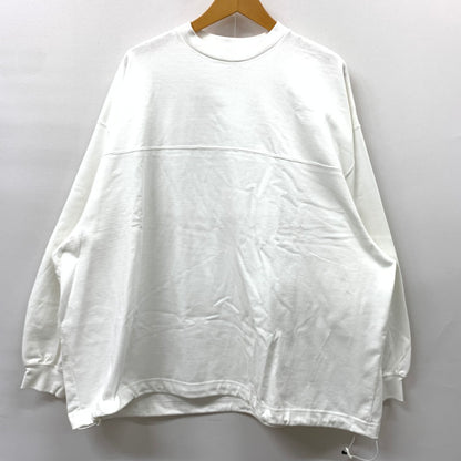【中古品】【メンズ】 is-ness イズネス BALLOON SWITCHING LONG SLEEVE TEE バルーン スイッチング ロングスリーブ Tシャツ 長袖 トップス 140-260901-ko-05-teih サイズ：M カラー：ホワイト 万代Net店