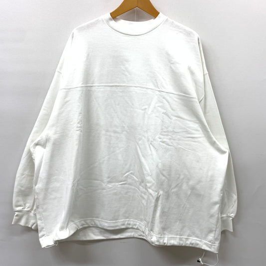 【中古品】【メンズ】 is-ness イズネス BALLOON SWITCHING LONG SLEEVE TEE バルーン スイッチング ロングスリーブ Tシャツ 長袖 トップス 140-260901-ko-05-teih サイズ：M カラー：ホワイト 万代Net店