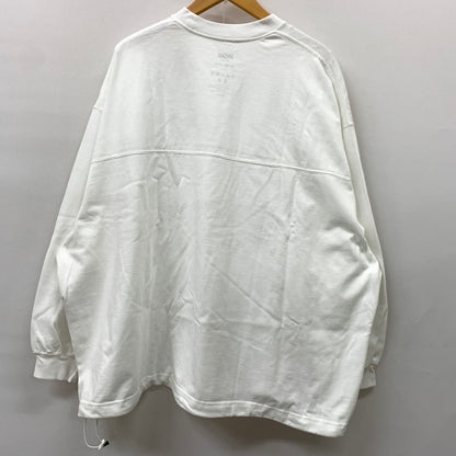 【中古品】【メンズ】 is-ness イズネス BALLOON SWITCHING LONG SLEEVE TEE バルーン スイッチング ロングスリーブ Tシャツ 長袖 トップス 140-260901-ko-05-teih サイズ：M カラー：ホワイト 万代Net店