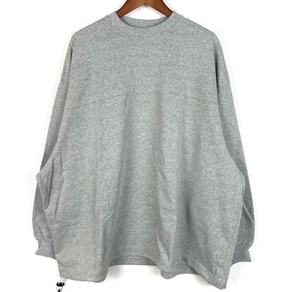 【中古品】【メンズ】 is-ness イズネス BALLOON SWITCHING LONG SLEEVE TEE バルーン スイッチング ロングスリーブ Tシャツ 長袖 トップス 140-260901-ko-07-teih サイズ：M カラー：グレー 万代Net店