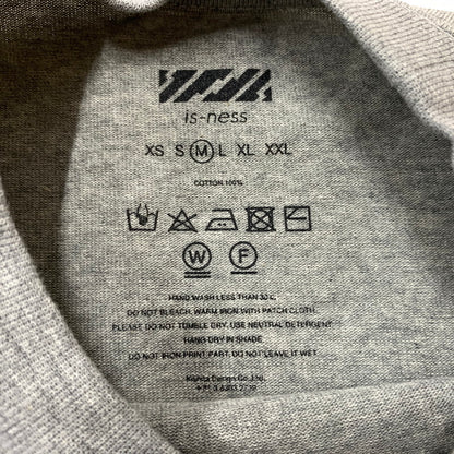 【中古品】【メンズ】 is-ness イズネス BALLOON SWITCHING LONG SLEEVE TEE バルーン スイッチング ロングスリーブ Tシャツ 長袖 トップス 140-260901-ko-07-teih サイズ：M カラー：グレー 万代Net店