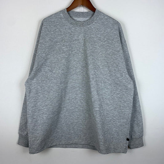 【中古品】【メンズ】 DAIWA PIER39 ダイワピア39 TECH DRAWSTRING L/S TEE BE-31025W テック ドローストリング ロングスリーブ Tシャツ 長袖 トップス 144-260901-ko-04-teih サイズ：L カラー：グレー 万代Net店