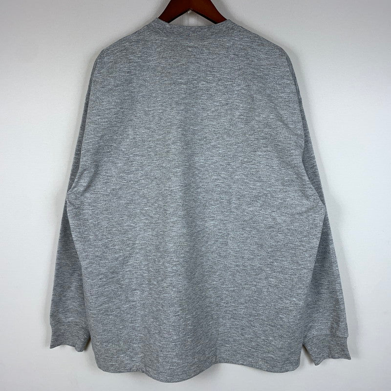 【中古品】【メンズ】 DAIWA PIER39 ダイワピア39 TECH DRAWSTRING L/S TEE BE-31025W テック ドローストリング ロングスリーブ Tシャツ 長袖 トップス 144-260901-ko-04-teih サイズ：L カラー：グレー 万代Net店