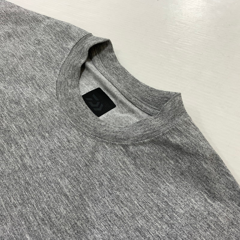 【中古品】【メンズ】 DAIWA PIER39 ダイワピア39 TECH DRAWSTRING L/S TEE BE-31025W テック ドローストリング ロングスリーブ Tシャツ 長袖 トップス 144-260901-ko-04-teih サイズ：L カラー：グレー 万代Net店