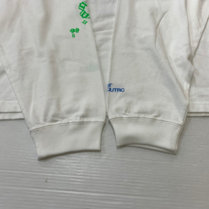 【中古品】【メンズ】 UNTRACE アントレース _213 L/S GRAPHIC TEE＿3 ロングスリーブ グラフィック Tシャツ 長袖 トップス 140-260901-ko-06-teih サイズ：2 カラー：ホワイト 万代Net店