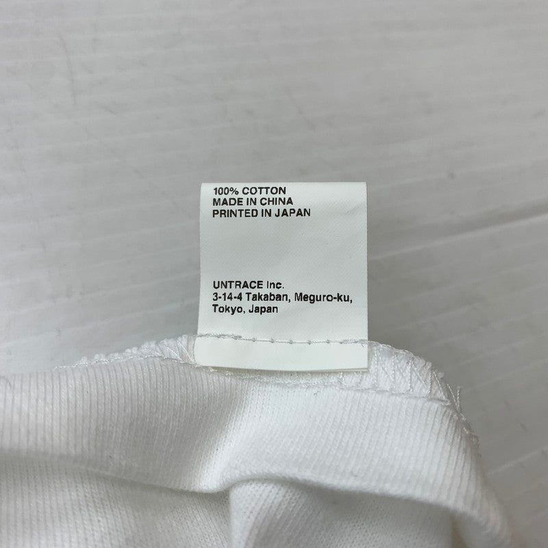 【中古品】【メンズ】 UNTRACE アントレース _213 L/S GRAPHIC TEE＿3 ロングスリーブ グラフィック Tシャツ 長袖 トップス 140-260901-ko-06-teih サイズ：2 カラー：ホワイト 万代Net店