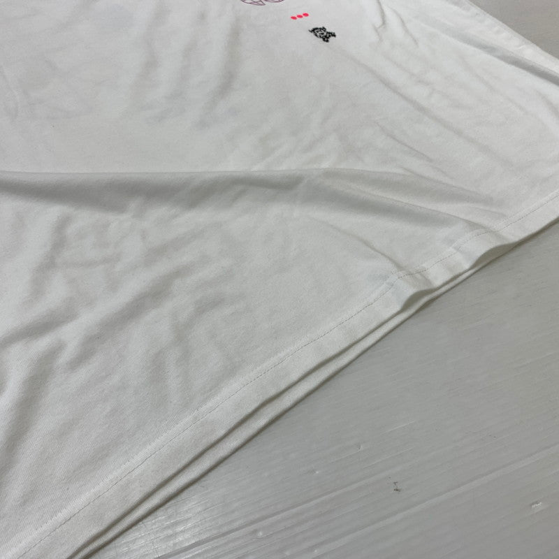 【中古品】【メンズ】 UNTRACE アントレース _213 L/S GRAPHIC TEE＿3 ロングスリーブ グラフィック Tシャツ 長袖 トップス 140-260901-ko-06-teih サイズ：2 カラー：ホワイト 万代Net店