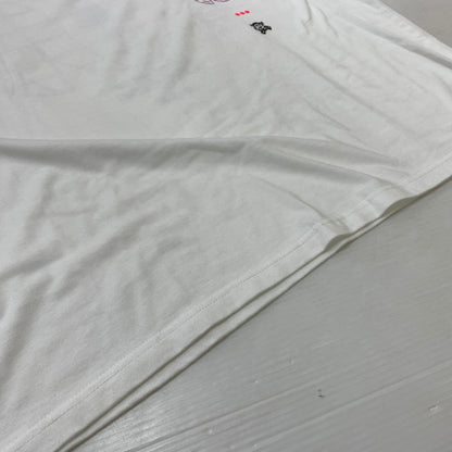 【中古品】【メンズ】 UNTRACE アントレース _213 L/S GRAPHIC TEE＿3 ロングスリーブ グラフィック Tシャツ 長袖 トップス 140-260901-ko-06-teih サイズ：2 カラー：ホワイト 万代Net店