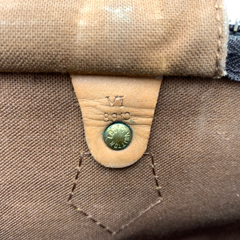 【現状渡し品】【メンズ/レディース】 LOUIS VUITTON ルイ・ヴィトン M41526 モノグラム・スピーディー30 バッグ ハンドバッグ VI8910 179-260914-ko-11-teih カラー：モノグラム 万代Net店