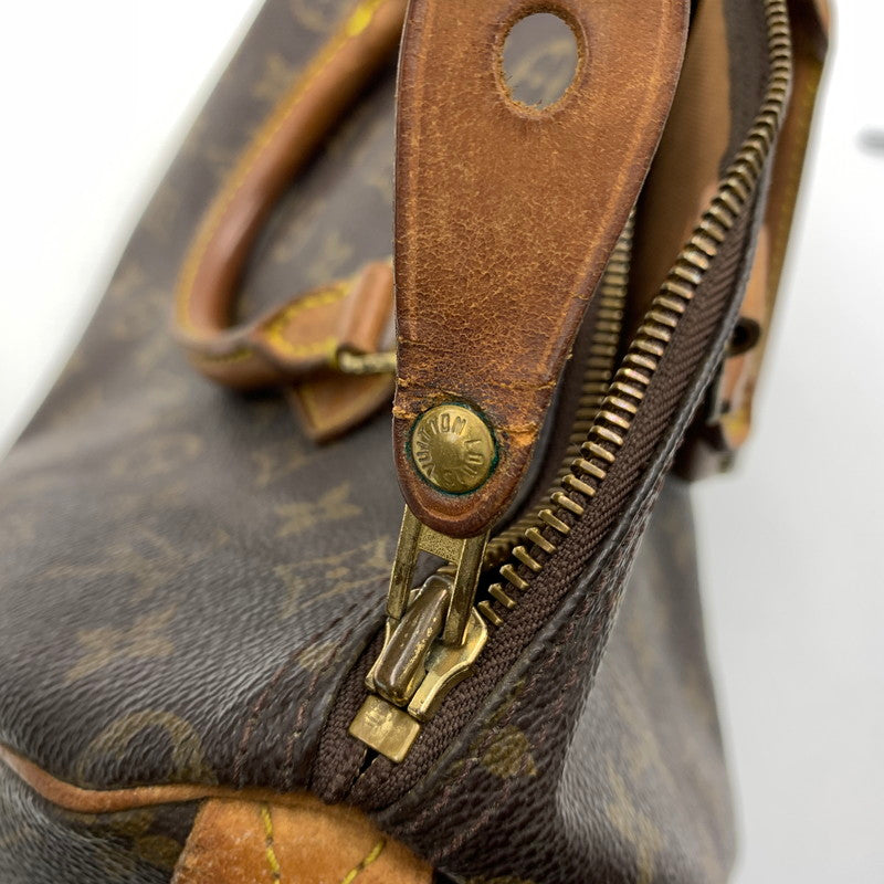 【現状渡し品】【メンズ/レディース】 LOUIS VUITTON ルイ・ヴィトン M41526 モノグラム・スピーディー30 バッグ ハンドバッグ VI8910 179-260914-ko-11-teih カラー：モノグラム 万代Net店