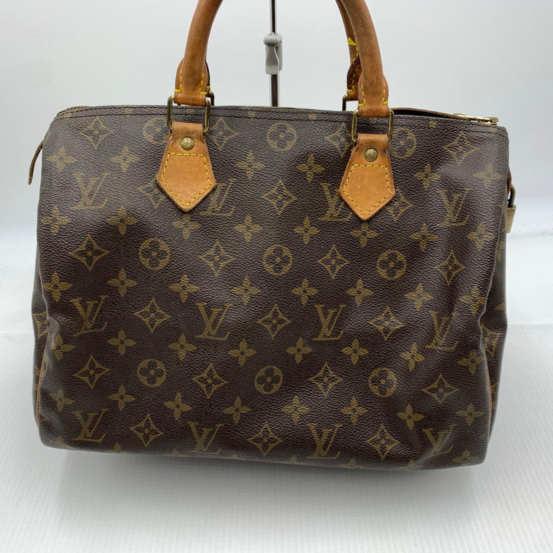 【現状渡し品】【メンズ/レディース】 LOUIS VUITTON ルイ・ヴィトン M41526 モノグラム・スピーディー30 バッグ ハンドバッグ VI8910 179-260914-ko-11-teih カラー：モノグラム 万代Net店