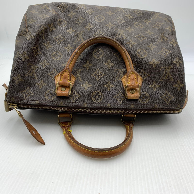 【現状渡し品】【メンズ/レディース】 LOUIS VUITTON ルイ・ヴィトン M41526 モノグラム・スピーディー30 バッグ ハンドバッグ VI8910 179-260914-ko-11-teih カラー：モノグラム 万代Net店