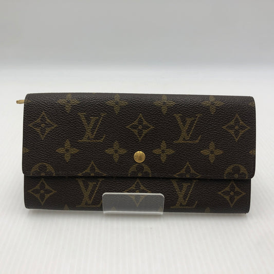 【中古品】【メンズ】 LOUIS VUITTON ルイ・ヴィトン MONOGRAM POCHETTE PORTE MONNAIE CREDIT M61724 モノグラム ポシェット ポルトモネ クレディ 長財布 財布 179-260907-sa-14-teih カラー：モノグラム 万代Net店