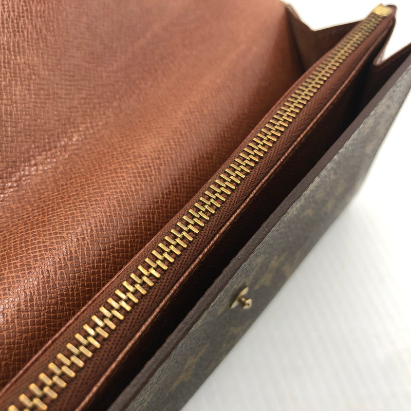 【中古品】【メンズ】 LOUIS VUITTON ルイ・ヴィトン MONOGRAM POCHETTE PORTE MONNAIE CREDIT M61724 モノグラム ポシェット ポルトモネ クレディ 長財布 財布 179-260907-sa-14-teih カラー：モノグラム 万代Net店