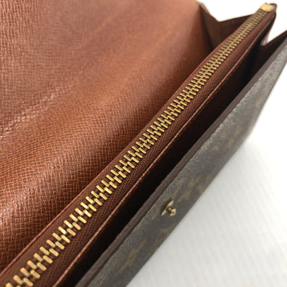 【中古品】【メンズ】 LOUIS VUITTON ルイ・ヴィトン MONOGRAM POCHETTE PORTE MONNAIE CREDIT M61724 モノグラム ポシェット ポルトモネ クレディ 長財布 財布 179-260907-sa-14-teih カラー：モノグラム 万代Net店