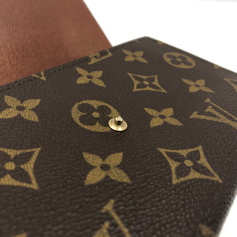 【中古品】【メンズ】 LOUIS VUITTON ルイ・ヴィトン MONOGRAM POCHETTE PORTE MONNAIE CREDIT M61724 モノグラム ポシェット ポルトモネ クレディ 長財布 財布 179-260907-sa-14-teih カラー：モノグラム 万代Net店