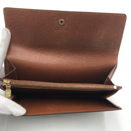 【中古品】【メンズ】 LOUIS VUITTON ルイ・ヴィトン MONOGRAM POCHETTE PORTE MONNAIE CREDIT M61724 モノグラム ポシェット ポルトモネ クレディ 長財布 財布 179-260907-sa-14-teih カラー：モノグラム 万代Net店