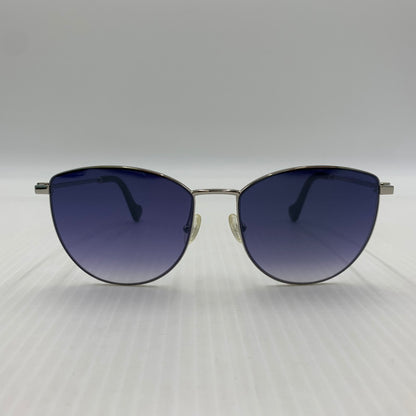 【中古品】【メンズ】 MONCLER モンクレール SUNGLASSES ML 0085 16X サングラス アイウェア キャットアイ メタルフレーム 203-260909-ko-17-teih サイズ：56□17-140 カラー：シルバーフレーム 万代Net店