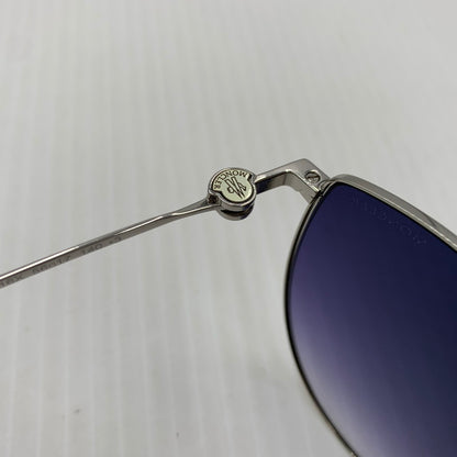 【中古品】【メンズ】 MONCLER モンクレール SUNGLASSES ML 0085 16X サングラス アイウェア キャットアイ メタルフレーム 203-260909-ko-17-teih サイズ：56□17-140 カラー：シルバーフレーム 万代Net店