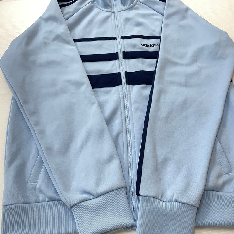 【中古品】【メンズ】 ADIDAS アディダス TRACK JACKET JP1042 トラック ジャケット アウター ジャージ 148-260901-sa-14-teih サイズ：M カラー：ライトブルー 万代Net店