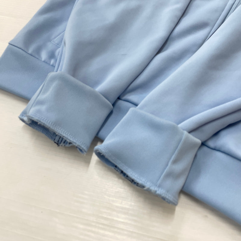 【中古品】【メンズ】 ADIDAS アディダス TRACK JACKET JP1042 トラック ジャケット アウター ジャージ 148-260901-sa-14-teih サイズ：M カラー：ライトブルー 万代Net店