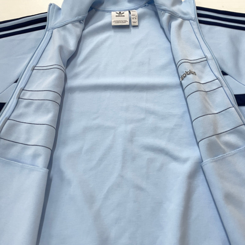 【中古品】【メンズ】 ADIDAS アディダス TRACK JACKET JP1042 トラック ジャケット アウター ジャージ 148-260901-sa-14-teih サイズ：M カラー：ライトブルー 万代Net店