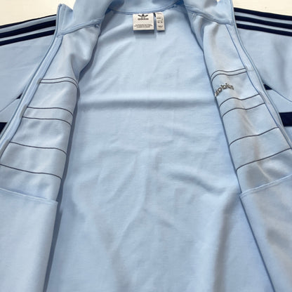 【中古品】【メンズ】 ADIDAS アディダス TRACK JACKET JP1042 トラック ジャケット アウター ジャージ 148-260901-sa-14-teih サイズ：M カラー：ライトブルー 万代Net店