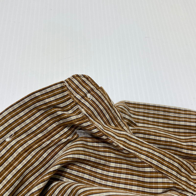 【中古品】【メンズ】 Carhartt WIP カーハート ワークインプログレス S/S GROFF SHIRT I0361913 ショートスリーブ グロフ シャツ 半袖 トップス 145-260901-yo-09-teih サイズ：XS カラー：ブラウン 万代Net店