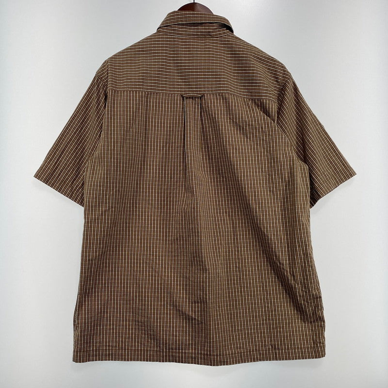 【中古品】【メンズ】 Carhartt WIP カーハート ワークインプログレス S/S GROFF SHIRT I0361913 ショートスリーブ グロフ シャツ 半袖 トップス 145-260901-yo-09-teih サイズ：XS カラー：ブラウン 万代Net店