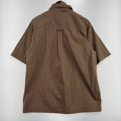 【中古品】【メンズ】 Carhartt WIP カーハート ワークインプログレス S/S GROFF SHIRT I0361913 ショートスリーブ グロフ シャツ 半袖 トップス 145-260901-yo-09-teih サイズ：XS カラー：ブラウン 万代Net店