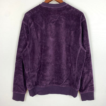 【中古品】【メンズ】 Carhartt WIP カーハートワークインプログレス UNITED SCRIPT SWEAT I028275 ユナイテッド スクリプト スウェットシャツ トップス トレーナー ベロアフリース風 145-260901-ko-02-teih サイズ：S カラー：パープル 万代Net店
