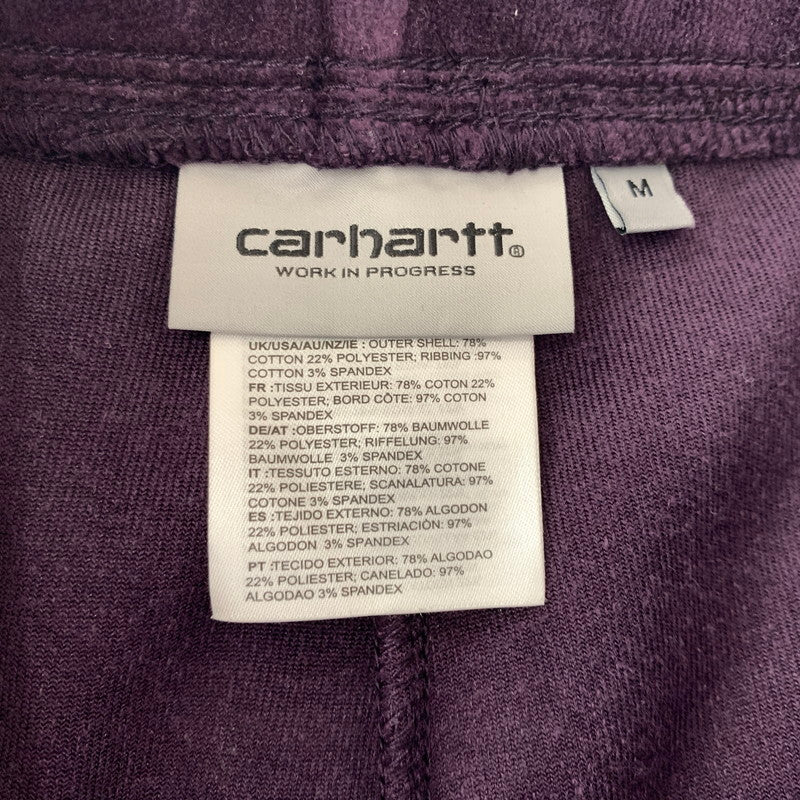 【中古品】【メンズ】 Carhartt WIP カーハート ワークインプログレス UNITED SCRIPT JOGGING PANT I028277 ユナイテッド スクリプト ジョギングパンツ ボトムス ベロアフリース風 156-260901-ko-17-teih サイズ：M カラー：パープル 万代Net店