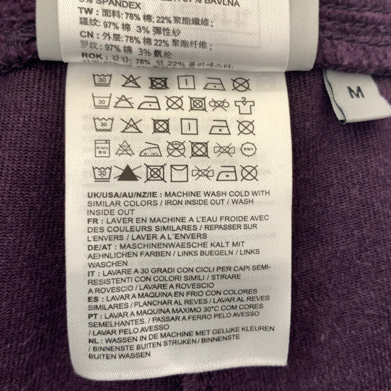 【中古品】【メンズ】 Carhartt WIP カーハート ワークインプログレス UNITED SCRIPT JOGGING PANT I028277 ユナイテッド スクリプト ジョギングパンツ ボトムス ベロアフリース風 156-260901-ko-17-teih サイズ：M カラー：パープル 万代Net店