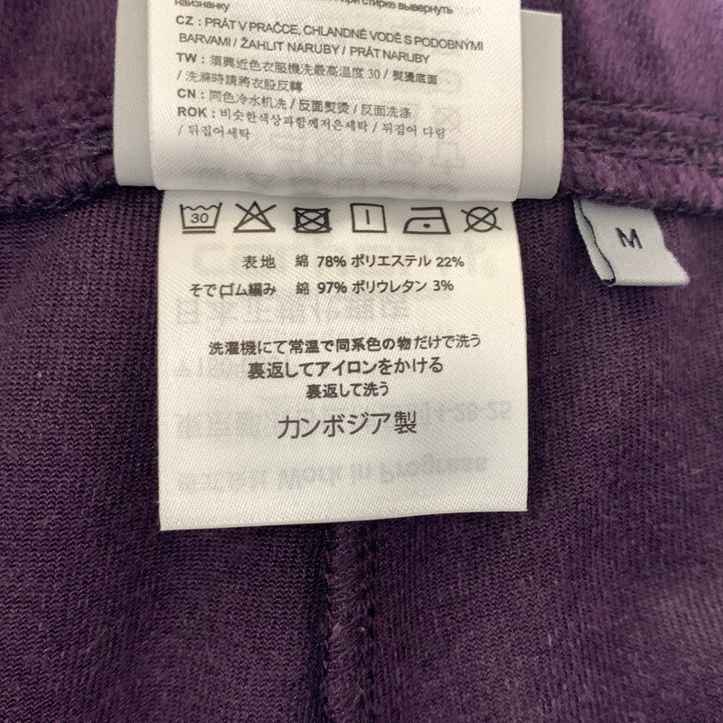 【中古品】【メンズ】 Carhartt WIP カーハート ワークインプログレス UNITED SCRIPT JOGGING PANT I028277 ユナイテッド スクリプト ジョギングパンツ ボトムス ベロアフリース風 156-260901-ko-17-teih サイズ：M カラー：パープル 万代Net店